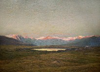 Карло Крессини — Безмятежный закат (Фосканьо-Вальтеллина), 1920-1925 (холст, масло)