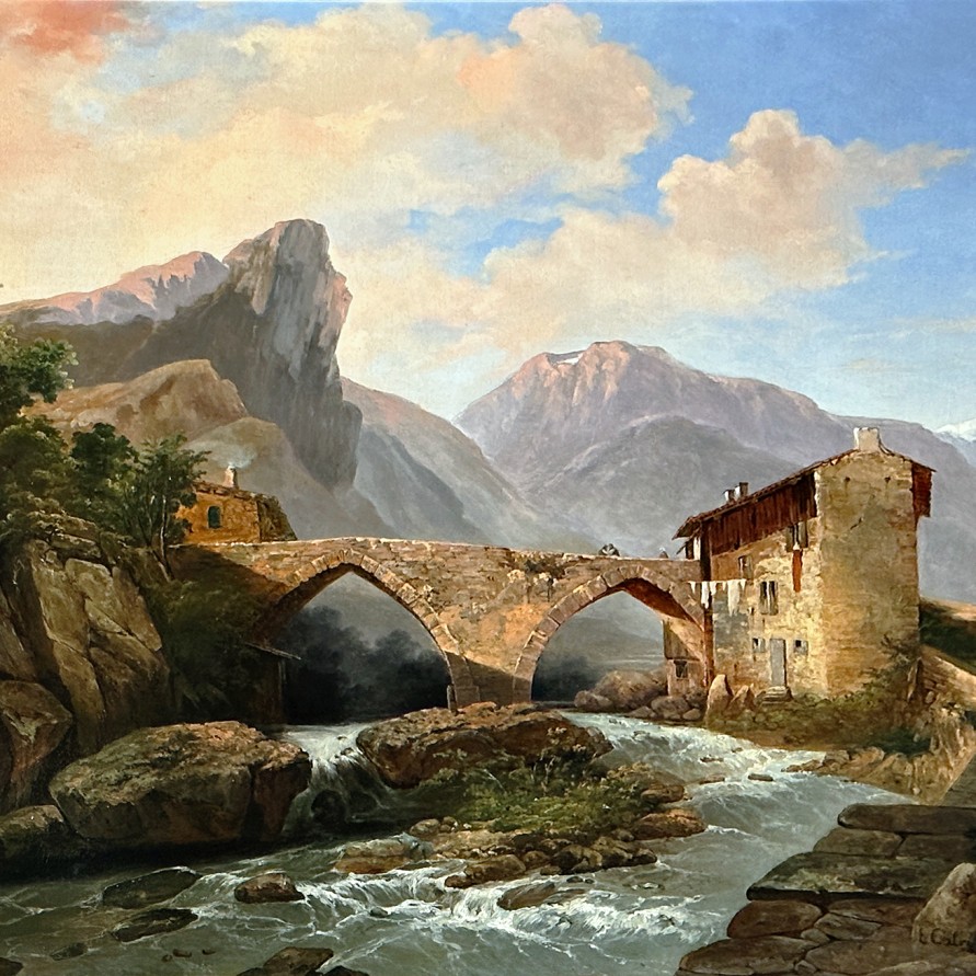 Эрколе Кальви — Вид Брианцы, 1860-1865 (холст, масло)