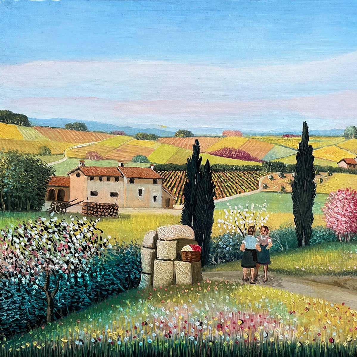 Франческо Майоло — Весенняя пора, 2023 (холст, масло)