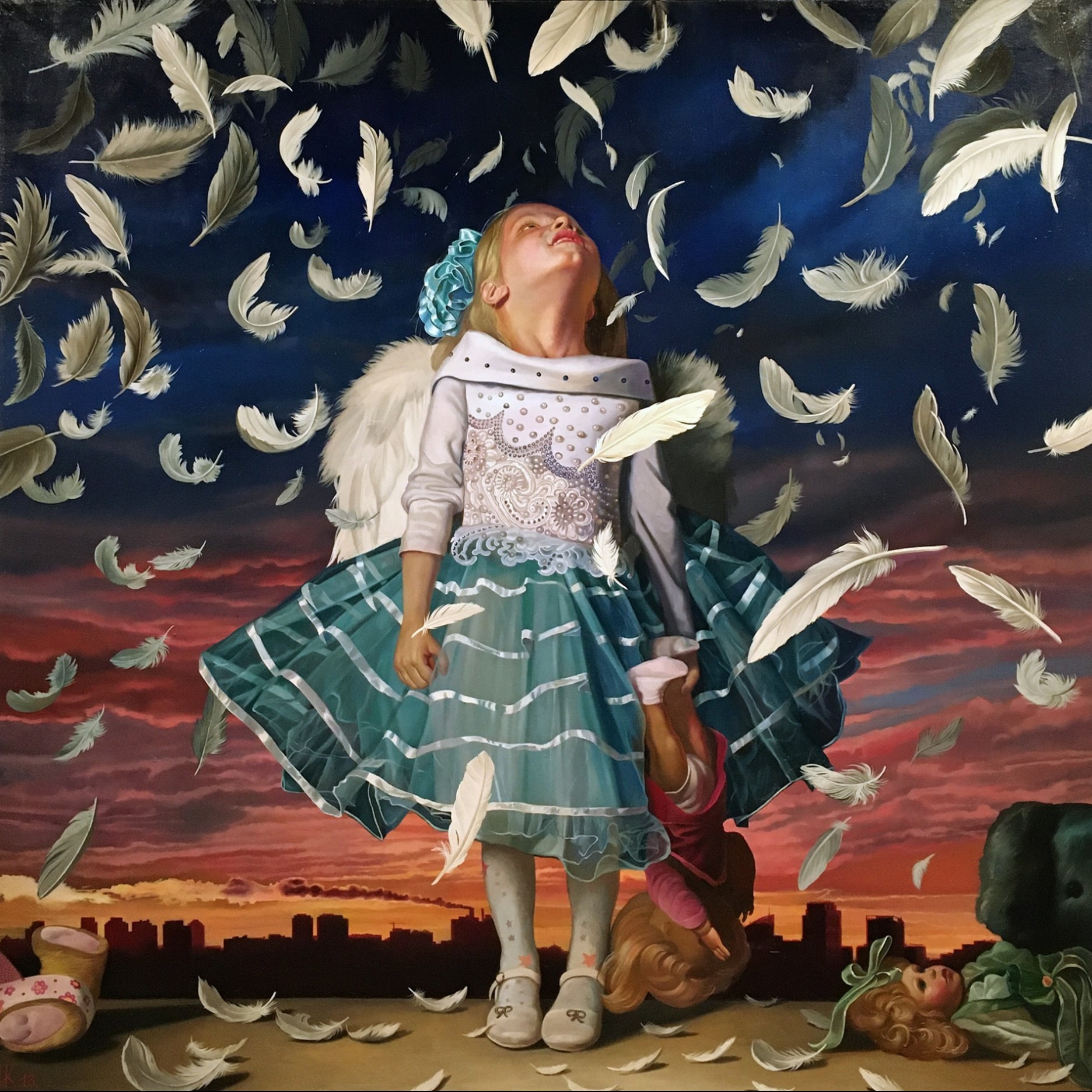 Иван Коршунов — Мусор войны (холст, масло), 2017