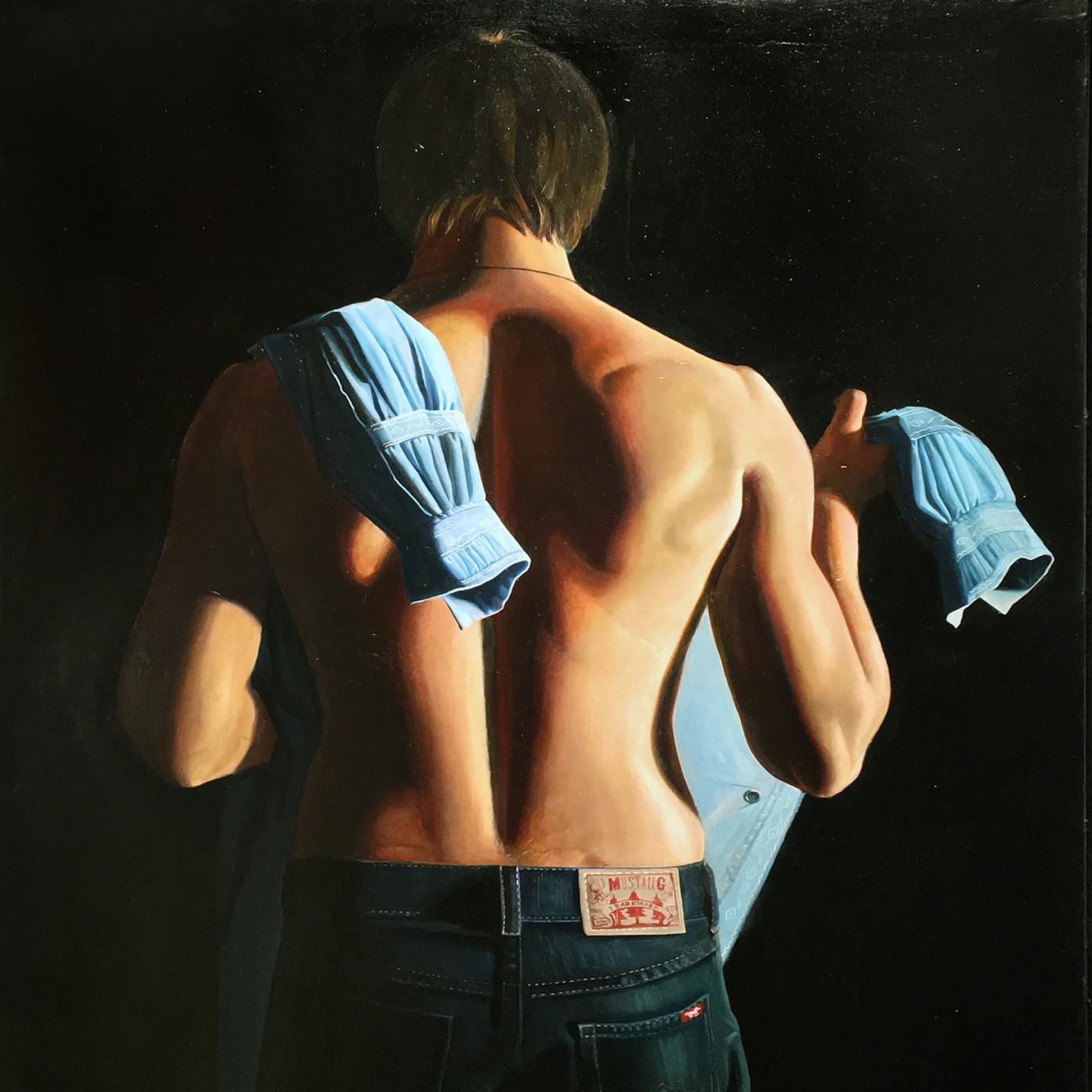 Иван Коршунов — Одинокий мустанг (холст, масло), 2010