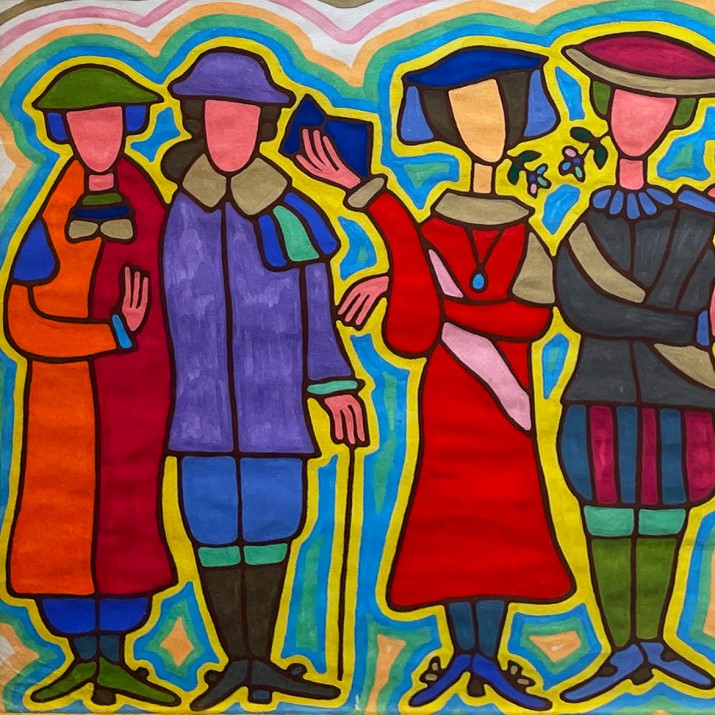 Аврахам Кан — Без названия, 2008 (смешанная техника)