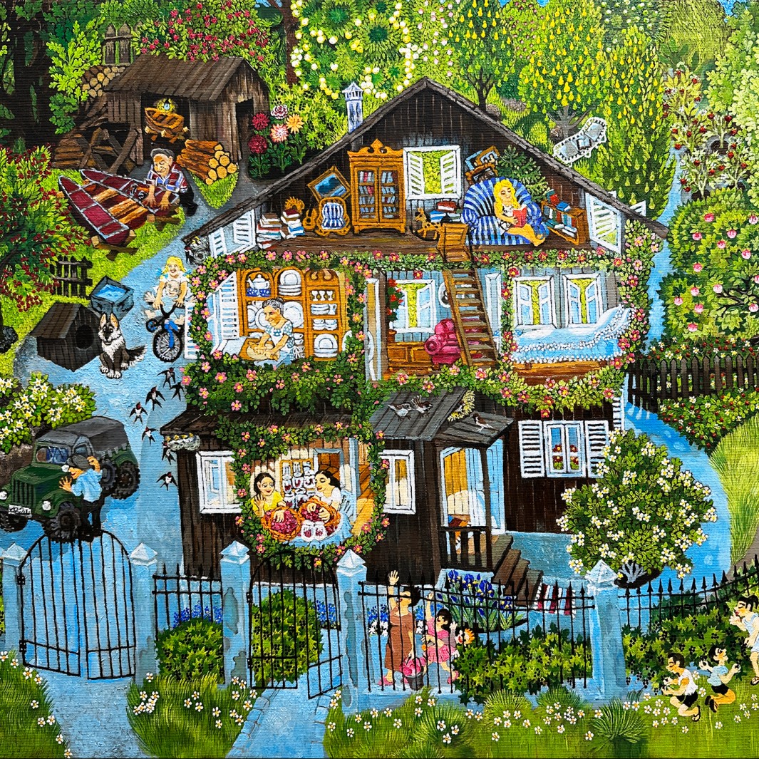 Ольга Керцнер — Дом Гранни, 2023 (холст, масло)