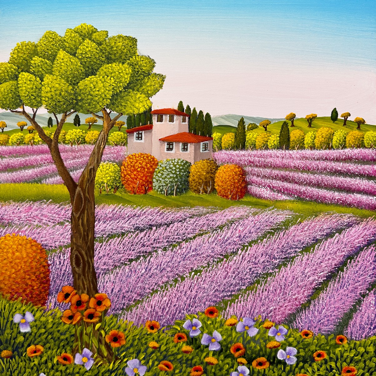 Чезаре Марчезини — Летние краски, 2020 (холст, масло)