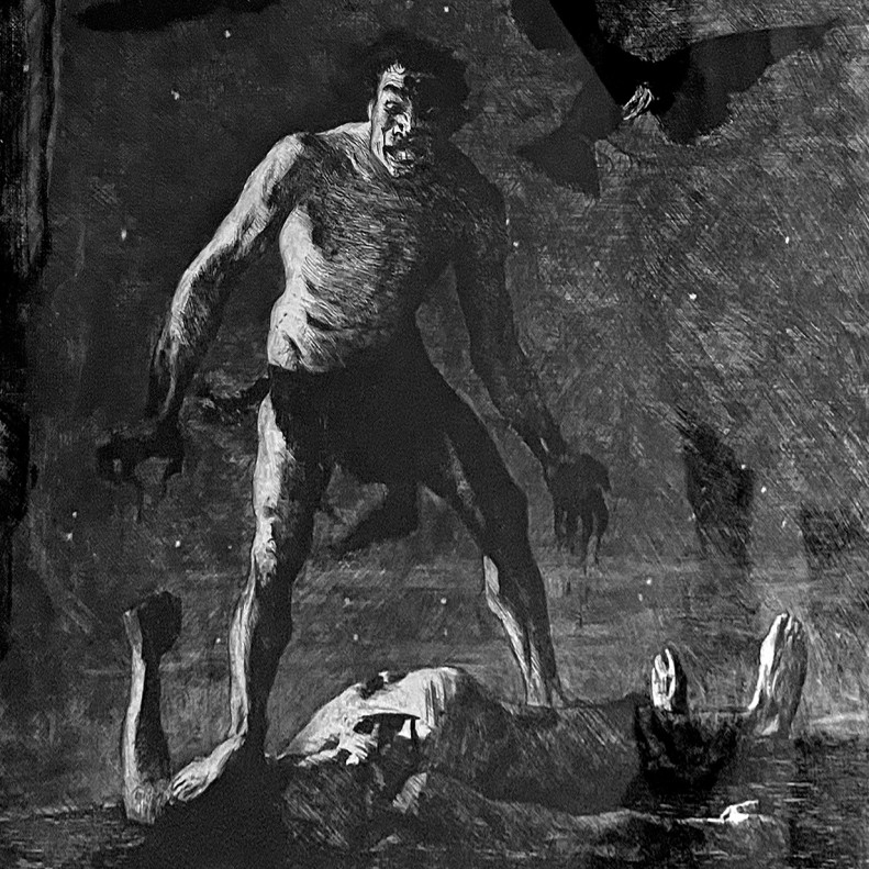 Ловис Коринт — Каин, 1895 (офорт)