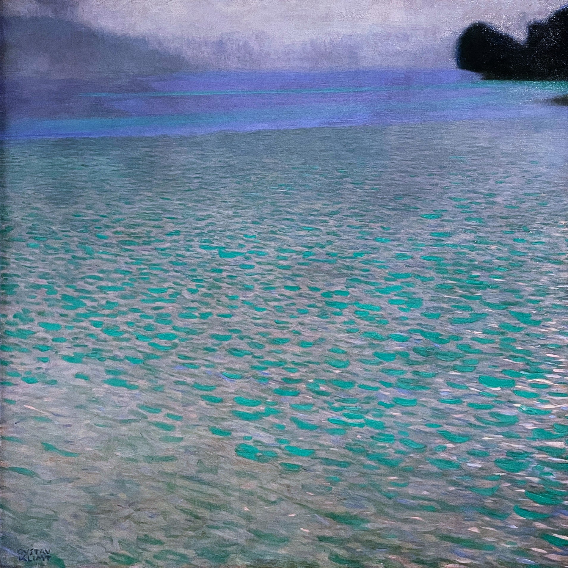 На Аттерзее, 1900 (холст, масло). Музей Леопольда, Вена