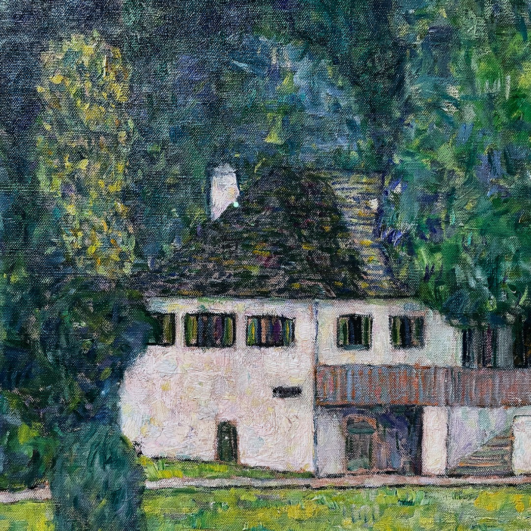 Пейзаж с видом на ресторан Litzlberger Keller, 1902 (холст, масло), фрагмент. Музей Леопольда, Вена