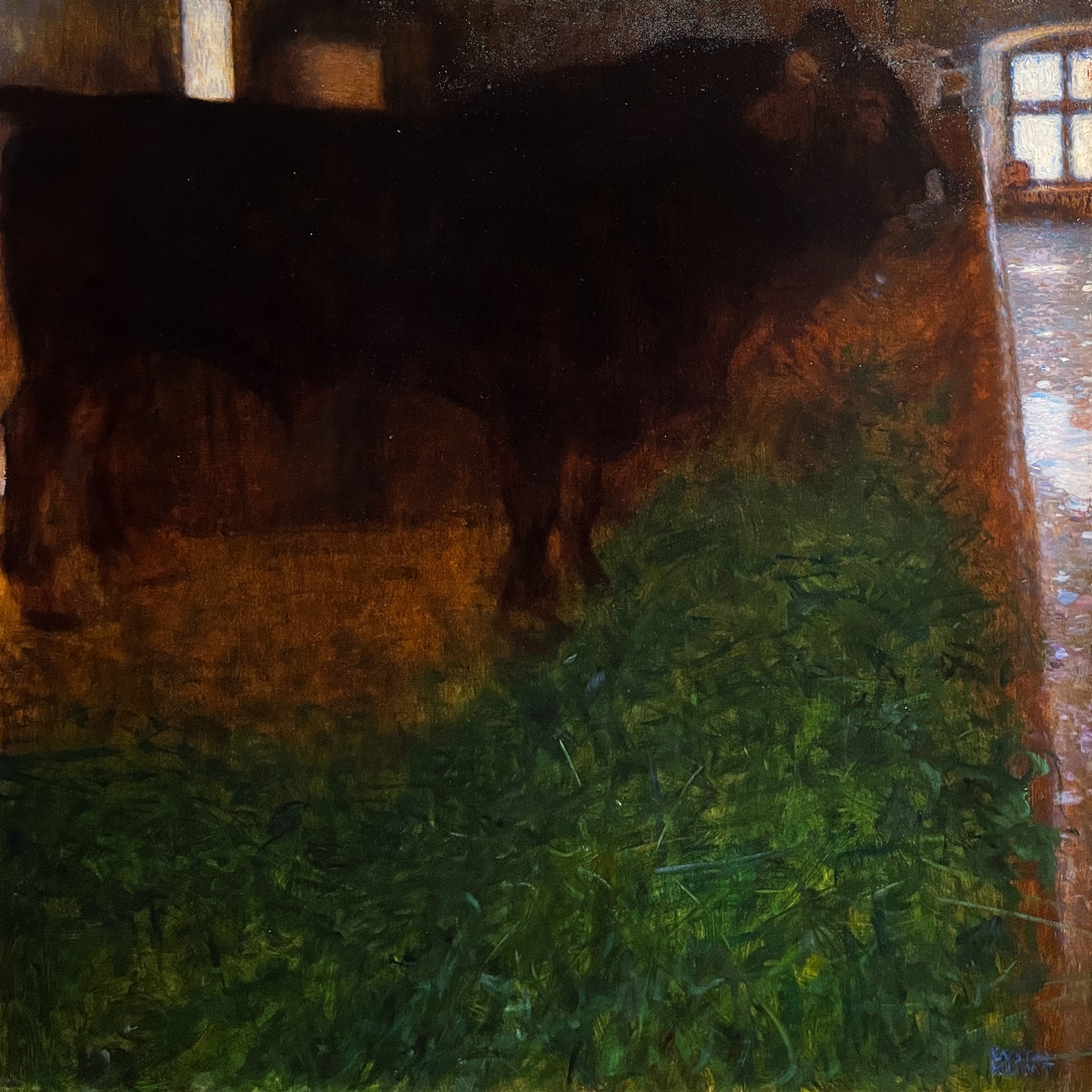 Черный бык, 1900 (холст, масло). Музей Леопольда, Вена
