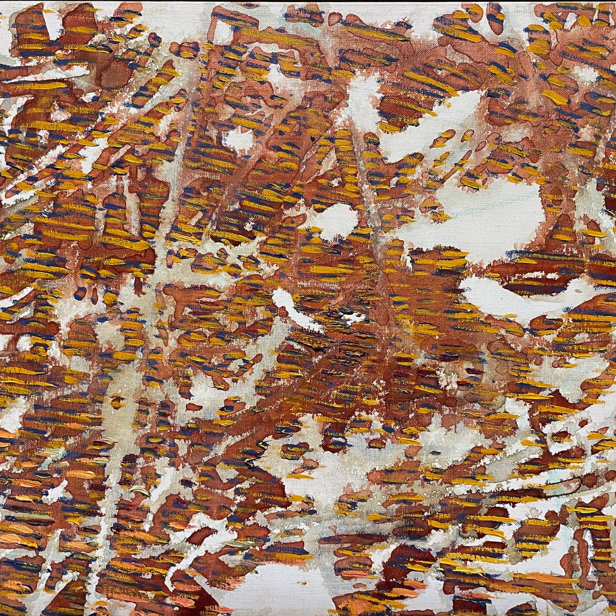 Майя Коэн Леви — Поле B13 из серии 'Поля', 2021 (холст, масло, жидкий акрил)