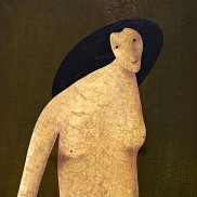 Володимир Макаренко — Дама с ракеткой, 1985 (холст, акрил)