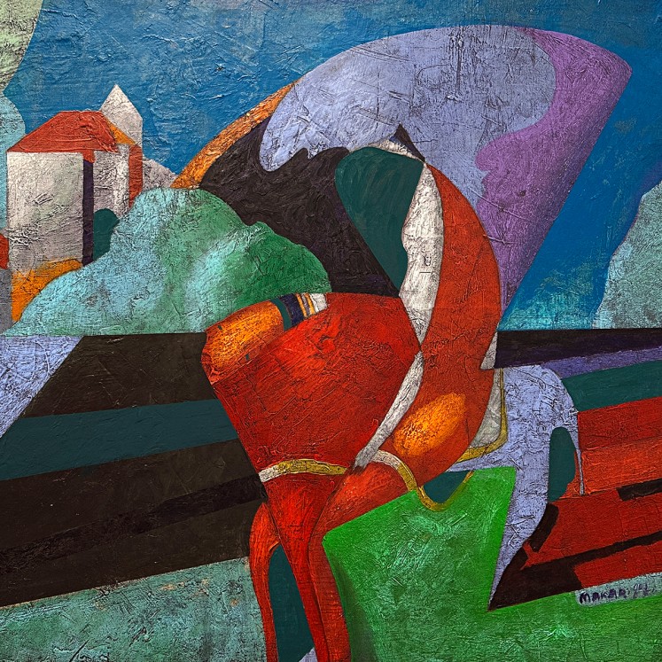 Володимир Макаренко — Без названия, 1987 (холст, акрил)