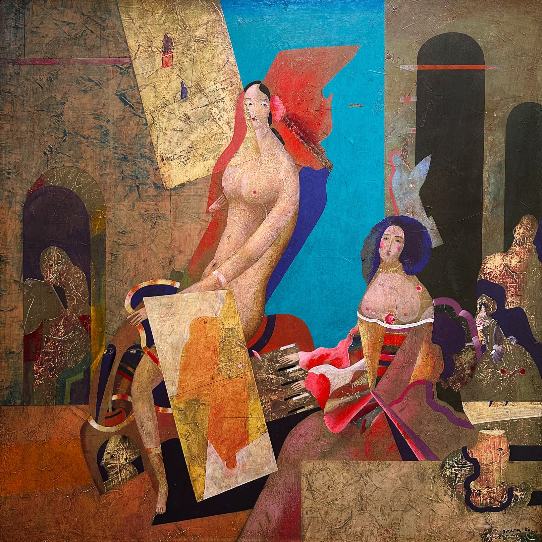 Володимир Макаренко — Музыка, 1988 (холст, акрил)