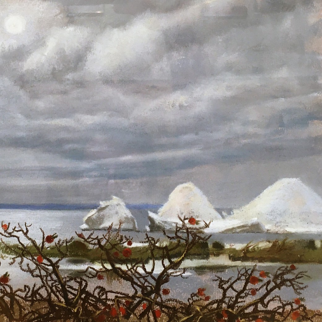 Масленникова Мария — Торосы (бумага, пастель), 2011