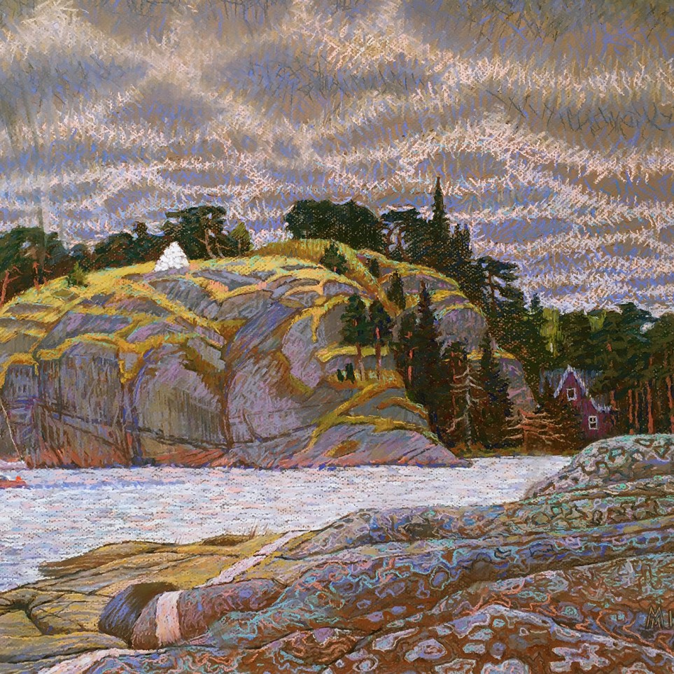 Масленникова Мария — Фарватер, Финляндия (бумага, пастель), 2019