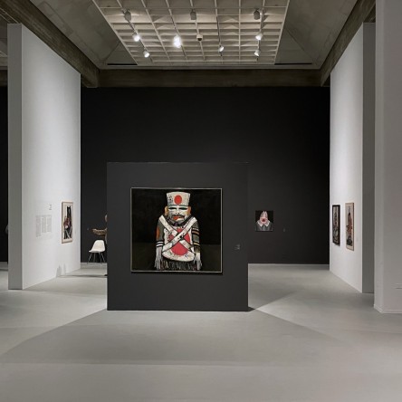 На выставке