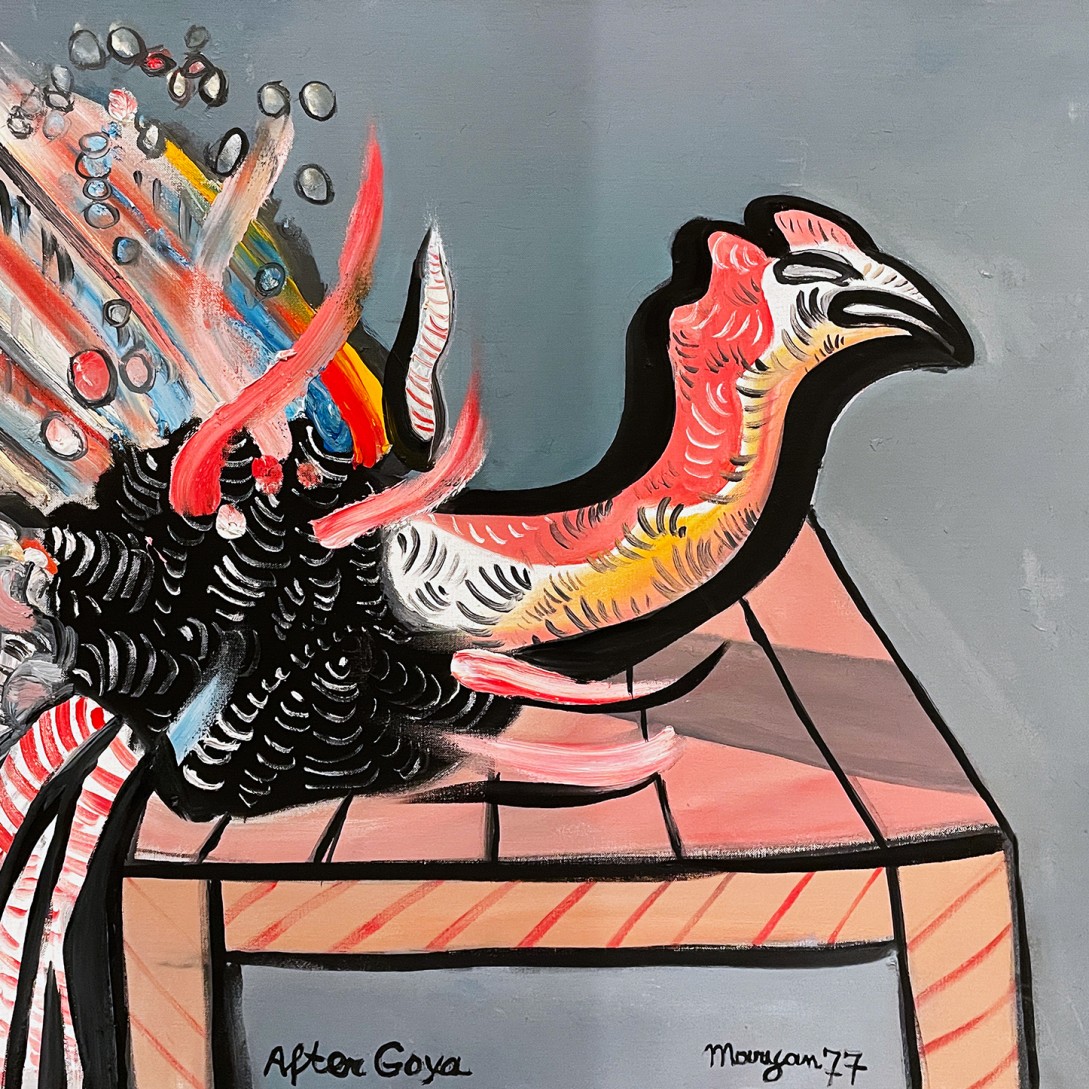 Пинхас Бурштын (Марьян) — В духе Гойи, 1977 (холст, масло)