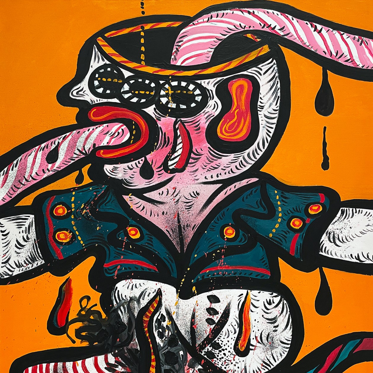 Пинхас Бурштын (Марьян) — Без названия, 1965 (холст, масло)