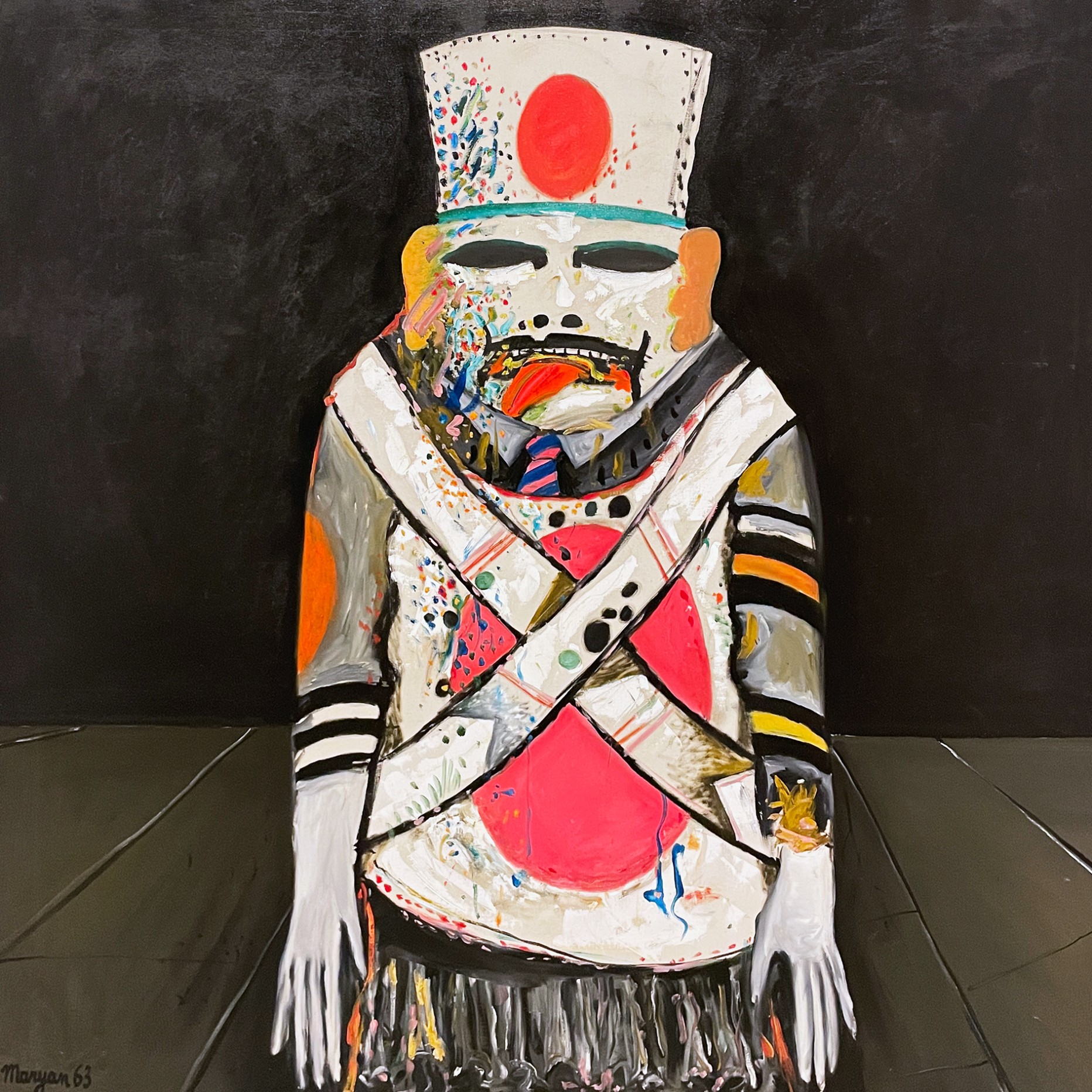 Пинхас Бурштын (Марьян) — Персонаж, 1963 (холст, масло)