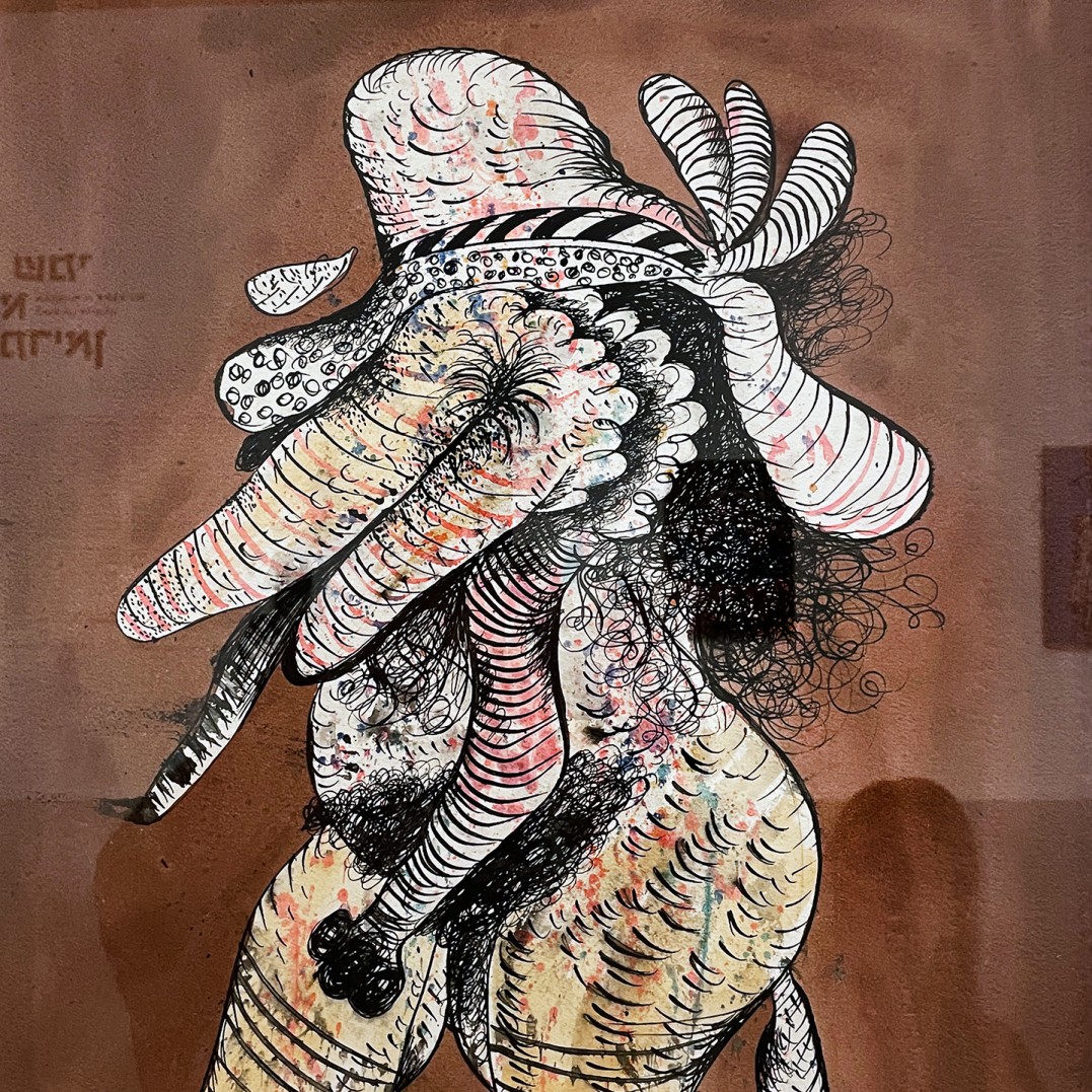 Пинхас Бурштын (Марьян) — Персонаж, 1970 (акварель)