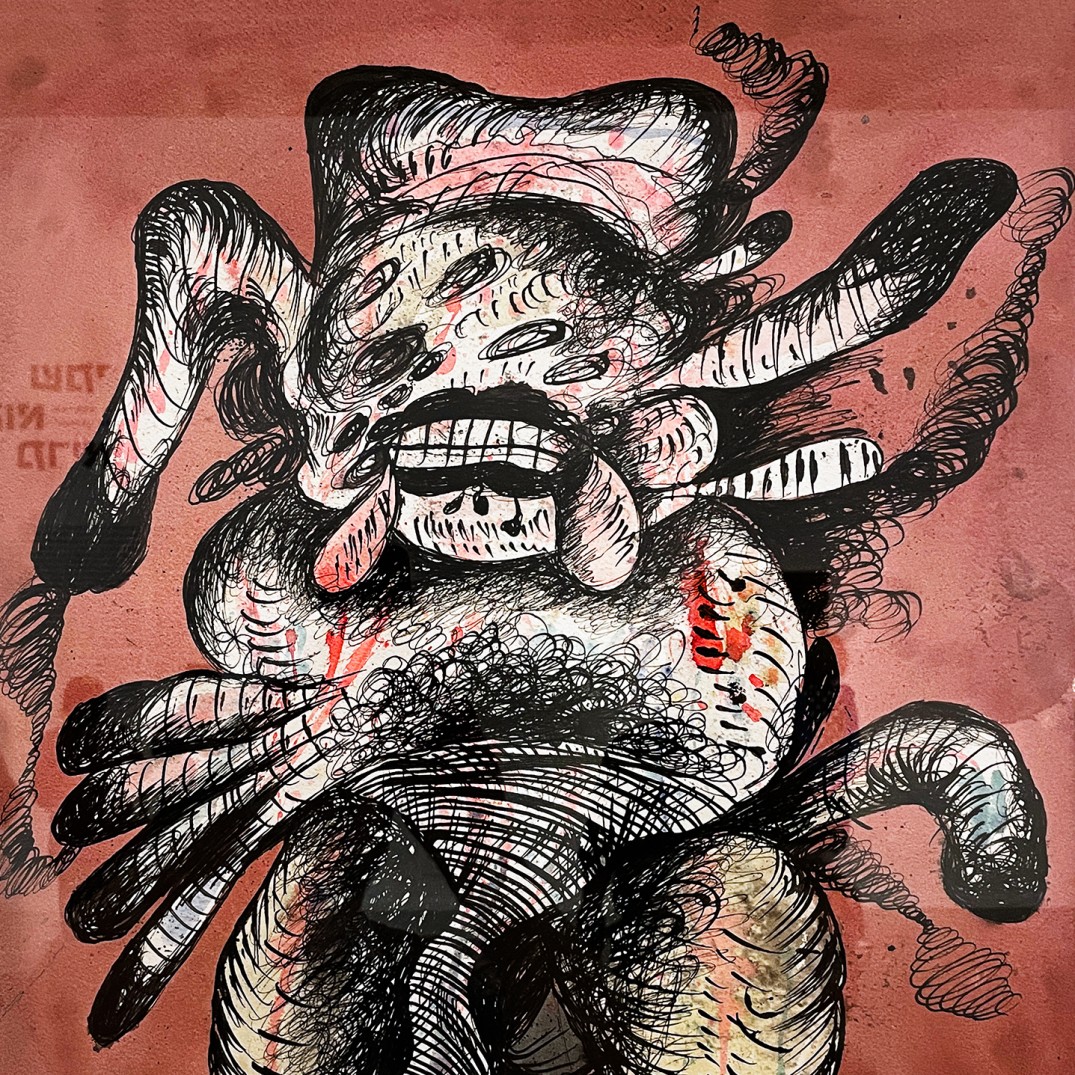 Пинхас Бурштын (Марьян) — Персонаж, 1970 (холст, масло)