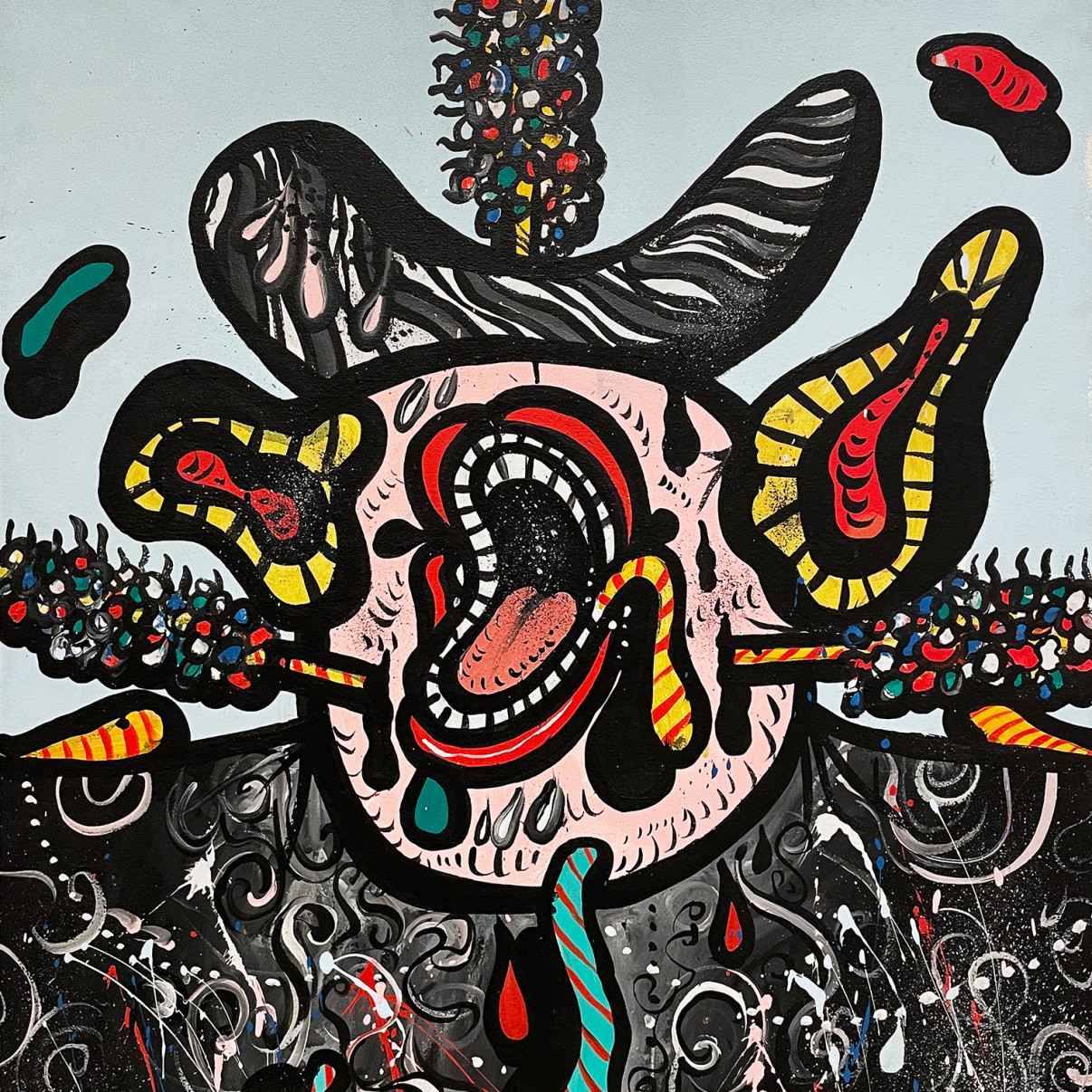 Пинхас Бурштын (Марьян) — Персонаж, 1973 (холст, масло)