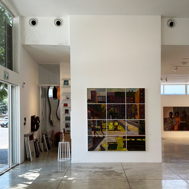 В галерее Gordon, Тель-Авив