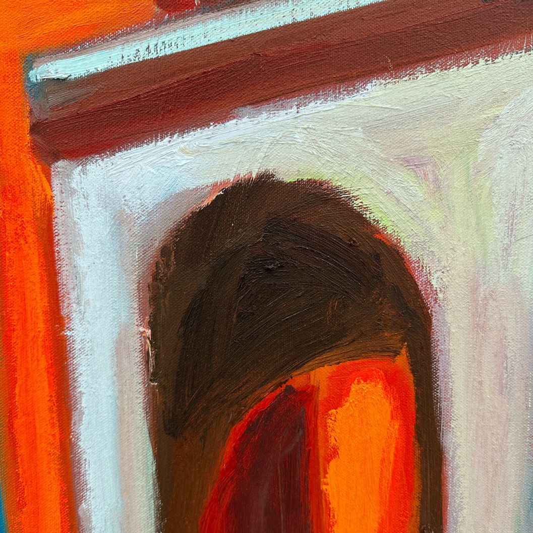 Майкл Ковнер — Нью-Йорский музей. Фрагмент (холст, масло), 2012-2013