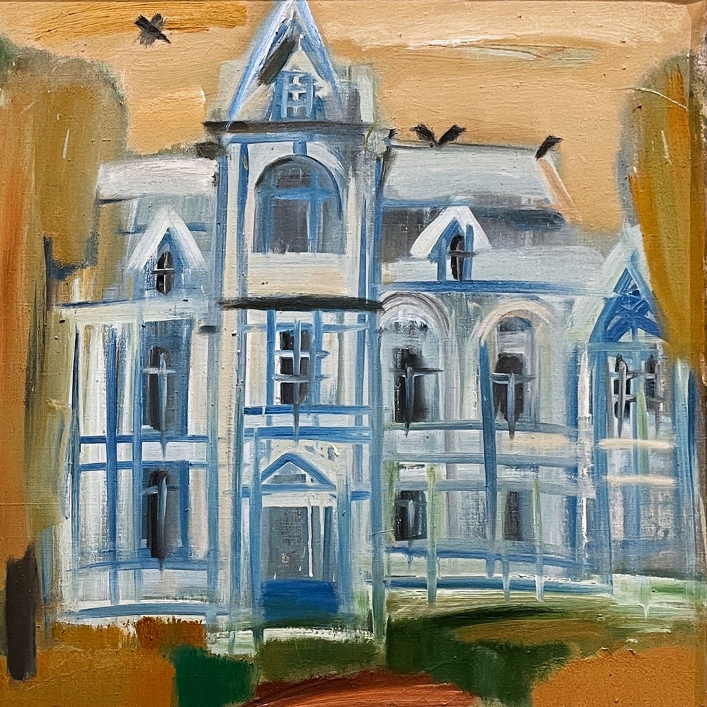 Андрей Ветроногий — Дом, где родились братья носкины, 2006 (холст, масло)