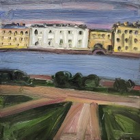 Борис Борщ — Нева, 1994 (холст, масло)