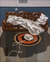 Владимир Овчинников - Интерьер с белым телефоном, 2001 (холст, масло)