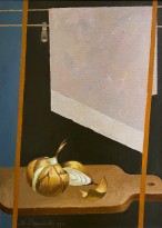 Владимир Овчинников — Поиск 'Золотого сечения' (триптих), 1999 (холст, масло) левая створка