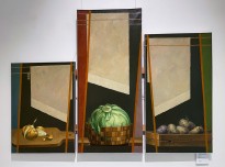 Владимир Овчинников — Поиск 'Золотого сечения' (триптих), 1999 (холст, масло)