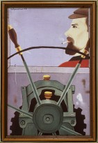 Владлен Гаврильчик — Портрет с шестеренкой, 1973 (холст, масло)