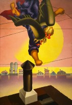 Владмир Овчинников — Свободный полет, 1998 (холст, масло)