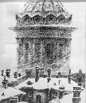 Евгений Ухналев — Без названия, 1995 (бумага, тушь)