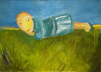 Елена Фигурина — Отдых, 1999 (холст, масло)