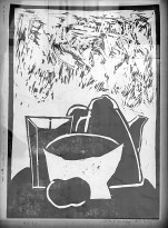 Иван Сотников — Без названия, 1979 (линогравюра)