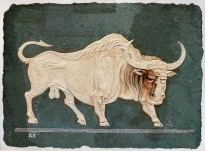 Латиф Казбеков — Телец I, 2003 (бумага, см. техника)