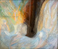 Татьяна Глебова - Спас. Преображение, 1969 (картон, темпера)