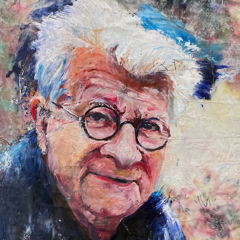 Ульрике Боленц — Портрет В. Носкина, 2019 (холст, масло)