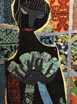 Надежда Эверлинг — Игра в карты на даче. Фрагмент 2 (ткань), 2008