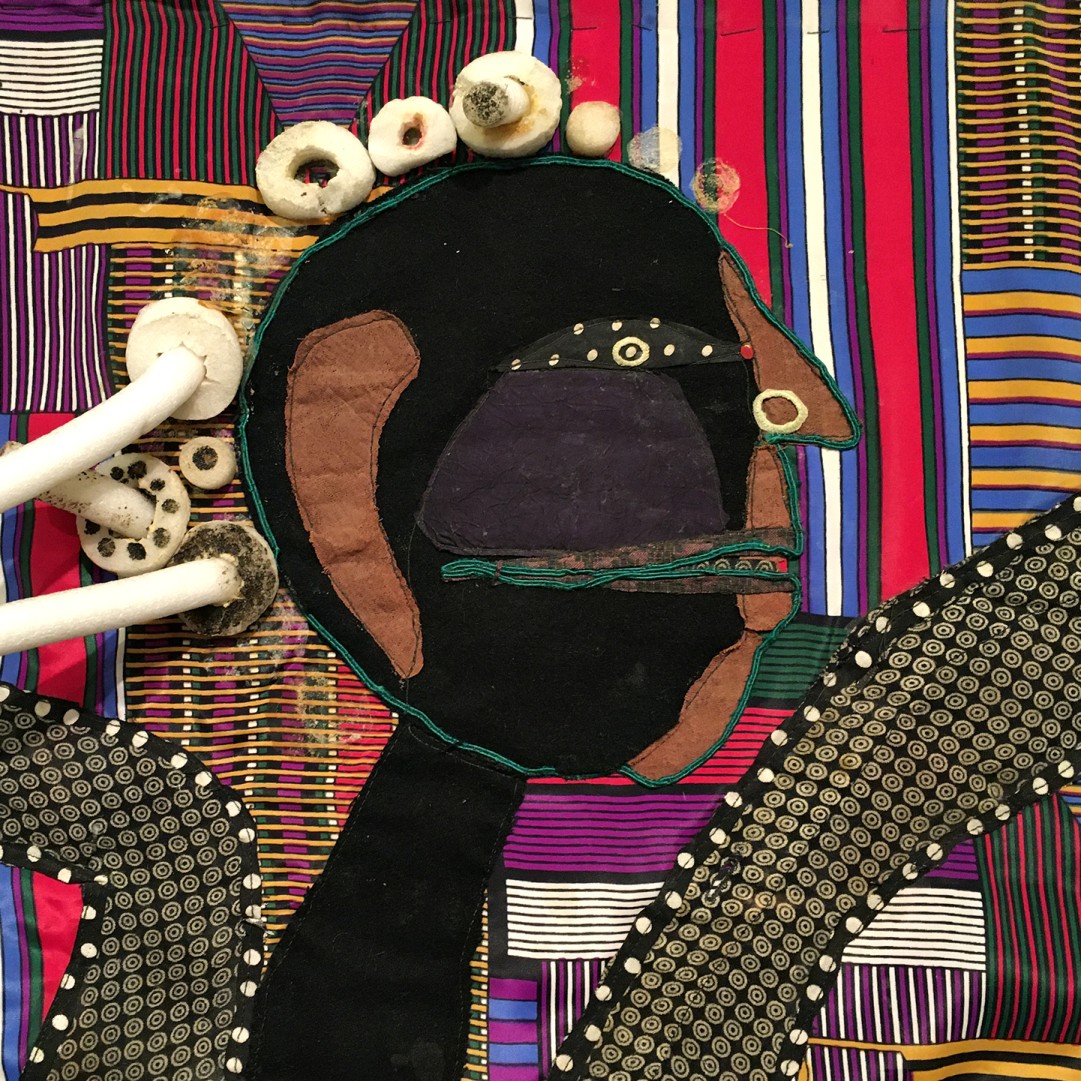 Надежда Эверлинг — Танец. Фрагмент 1 (ткань), 2002