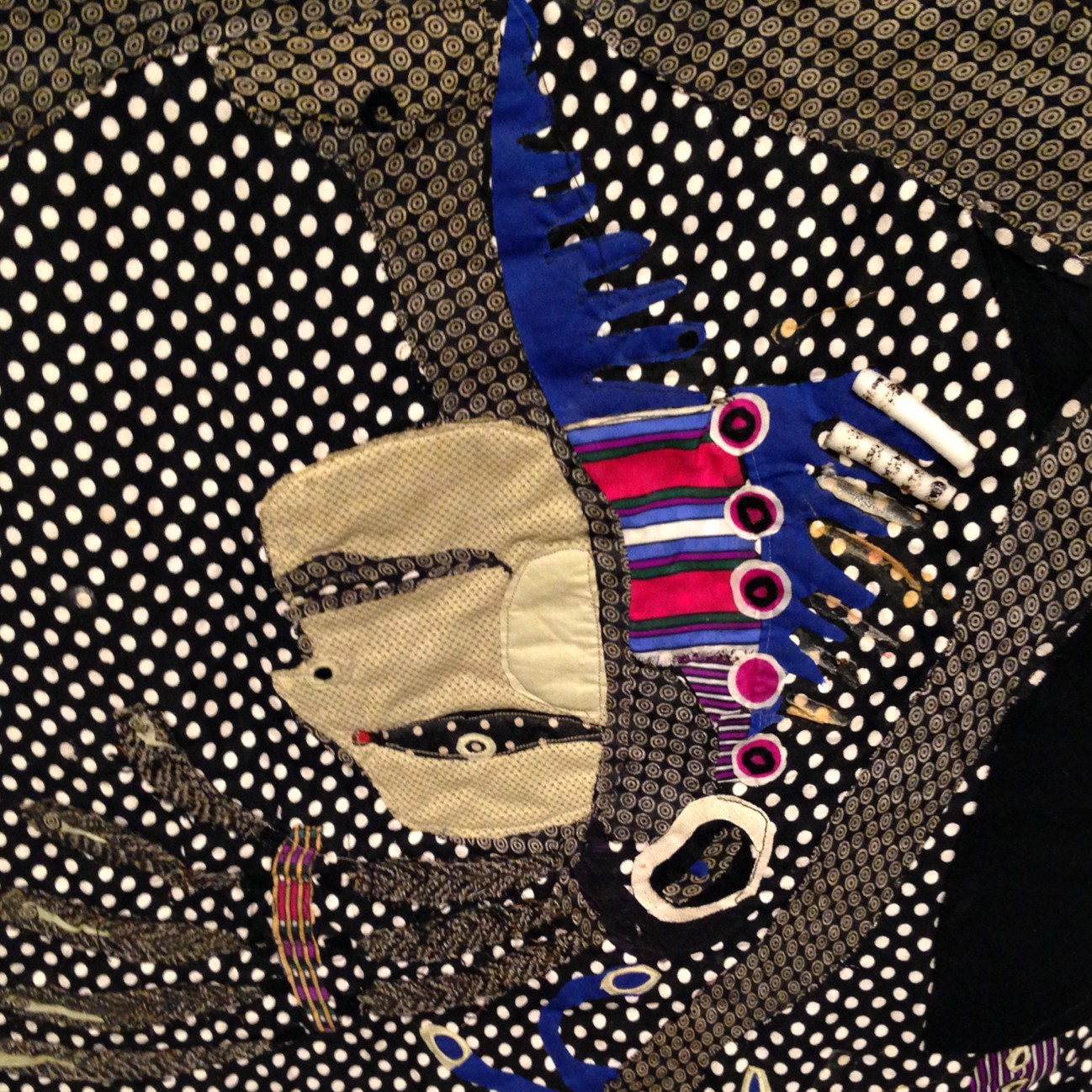 Надежда Эверлинг — Танец. Фрагмент 2 (ткань), 2002