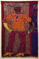 Надежда Эверлинг — Число удачи (ткань, пивные пробки, язычки от жестяных банок, бисер, искусственные цветы), 2008