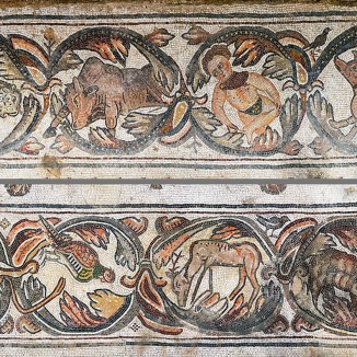 Сохранившиеся медальоны периметра.