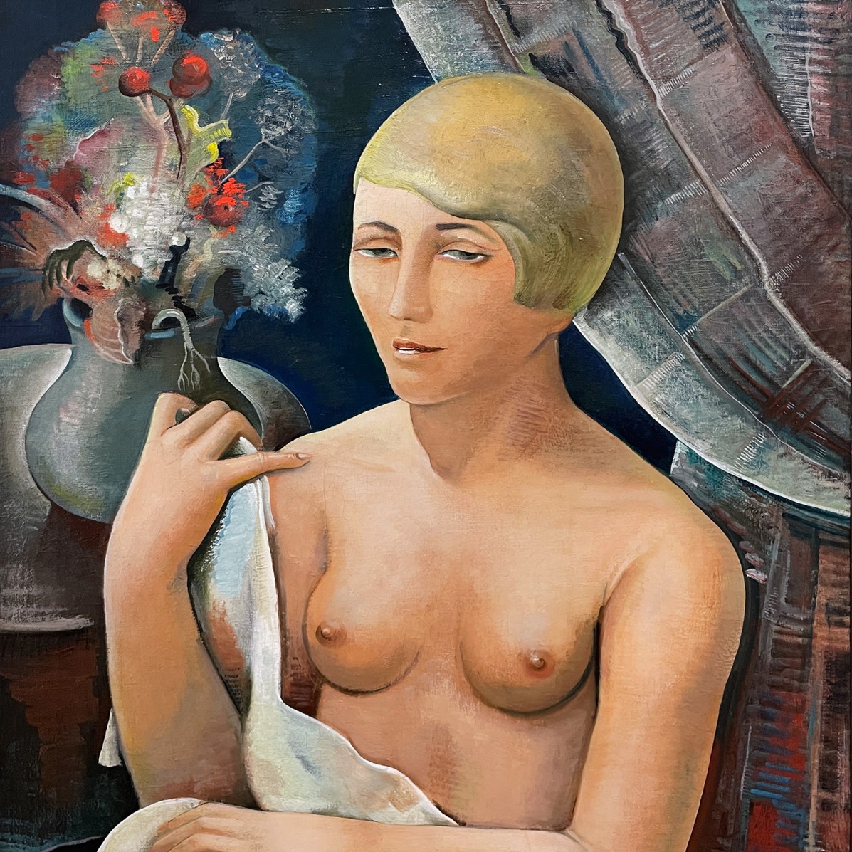 Виктор Планкх — Полуобнаженная, 1930 (холст, масло). Музей Леопольда