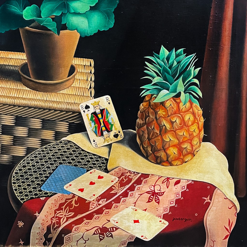 Герберт Пролебергер — Натюрморт с ананасом, 1929 (холст, масло). Музей Леопольда