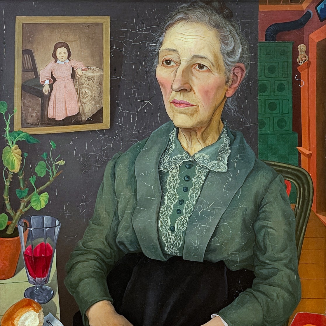 Рудольф Вакер — Портрет моей матери, 1926 (холст, масло)