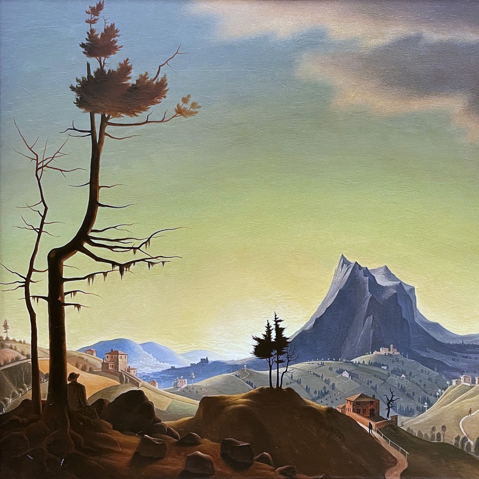 Франц Седлачек — Весенний пейзаж, 1933 (холст, масло), Альбертина