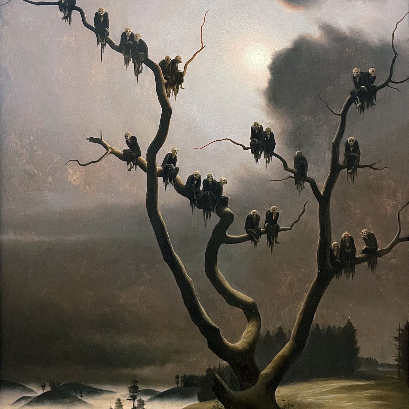 Франц Седлачек — Призраки на дереве, 1933 (холст, масло), Альбертина